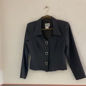 Capacity Unlimited Vintage 90’s Blazer, Size M, Gray/Silver Hardware